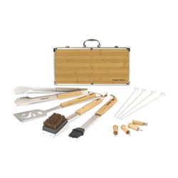 Image of Cuisinart Outdoors Bamboo 13 PC Grill Tool Set