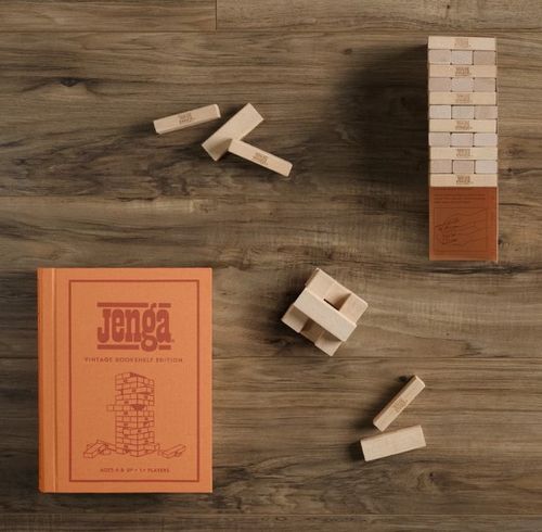 Jenga Vintage Bookshelf Edition image thumbnail