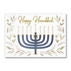Image of Gilded Menorah (Pkg 25)