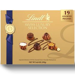Image of Lindt Swiss Luxury Boxed Chocolates 19pcs