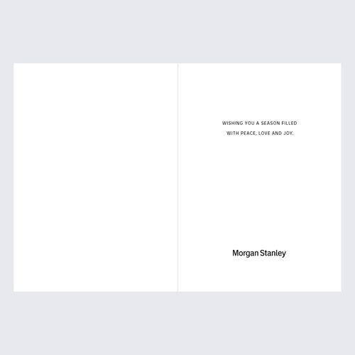 Morgan Stanley Firmwide Holiday Card 2025 - (Pkg 25) image thumbnail