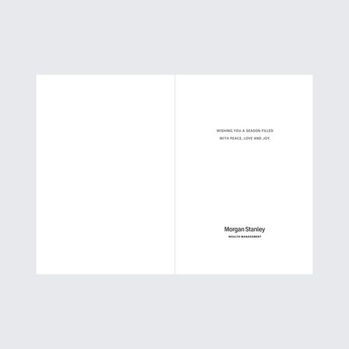 Morgan Stanley Firmwide Holiday Card 2025 - Custom (Pkg 25)  image thumbnail