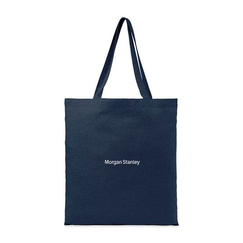 Recycled Cotton Tote - Navy image thumbnail