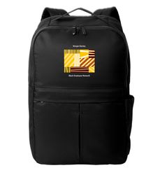 Image of Matte Backpack – Black Employee Network Logo