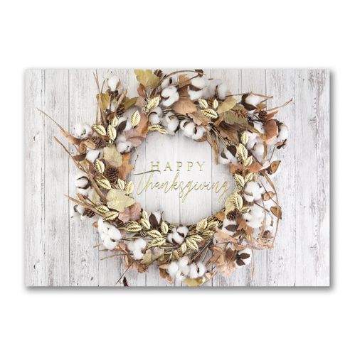Rustic Autumn Wreath (Pkg 25) image thumbnail