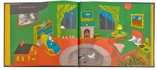 Goodnight Moon - Blue Bonded Leather image thumbnail
