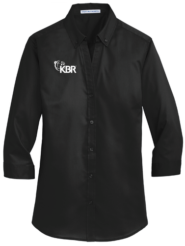 P.A. Ladies 3/4 Sleeve Twill Shirt image thumbnail