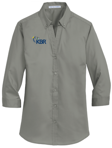 P.A. Ladies 3/4 Sleeve Twill Shirt image thumbnail