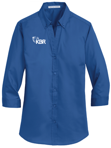 P.A. Ladies 3/4 Sleeve Twill Shirt image thumbnail