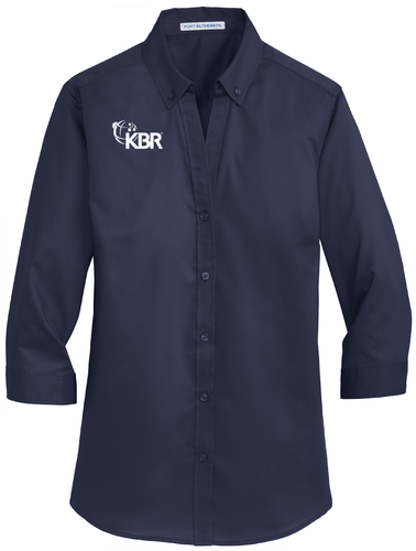 P.A. Ladies 3/4 Sleeve Twill Shirt image thumbnail