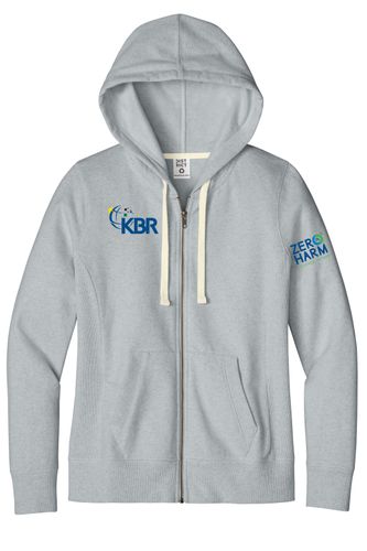 D.T. Ladies Re-Fleece Full-Zip Hoodie ZH image thumbnail