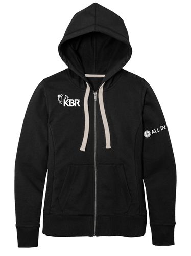 D.T. Ladies Re-Fleece Full-Zip Hoodie AI image thumbnail