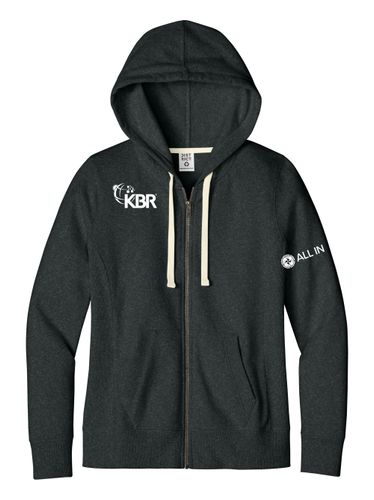 D.T. Ladies Re-Fleece Full-Zip Hoodie AI image thumbnail