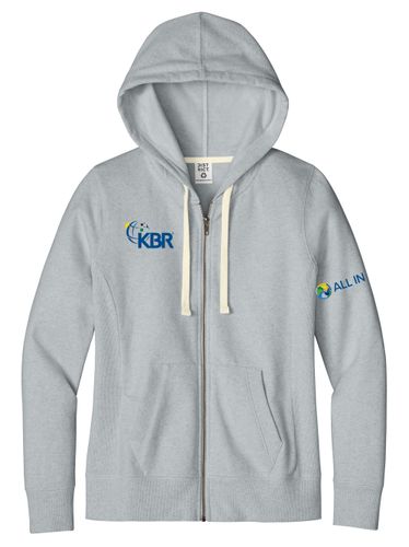 D.T. Ladies Re-Fleece Full-Zip Hoodie AI image thumbnail