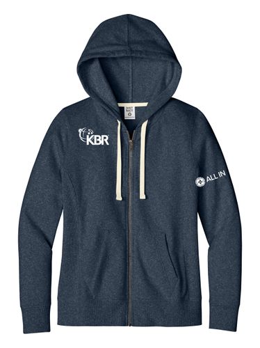 D.T. Ladies Re-Fleece Full-Zip Hoodie AI image thumbnail