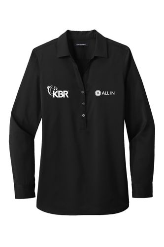 P.A. Ladies Stretch Tunic Shirt AI image thumbnail