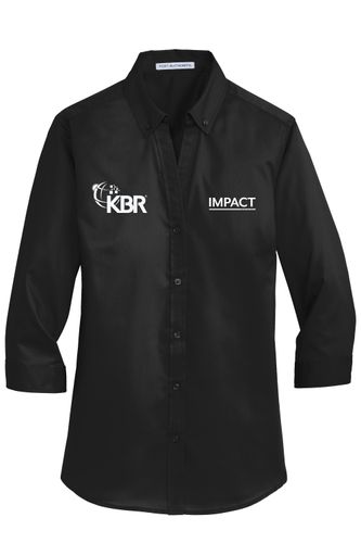 P.A. Ladies 3/4 Sleeve Twill Shirt IM image thumbnail
