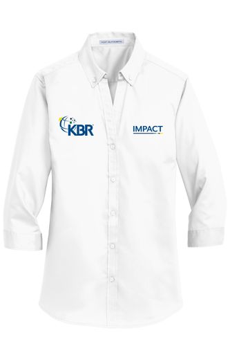 P.A. Ladies 3/4 Sleeve Twill Shirt IM image thumbnail