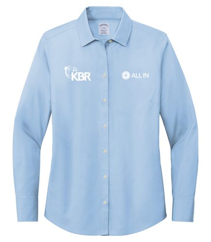 Brooks Brothers Ladies Stretch Pinpoint Shirt AI image thumbnail