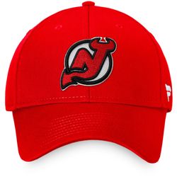 Image of New Jersey Devils Fanatics Core Primary Logo Adjustable Hat  