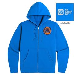 Image of New York Knicks Full Zip Hooded Fleece
