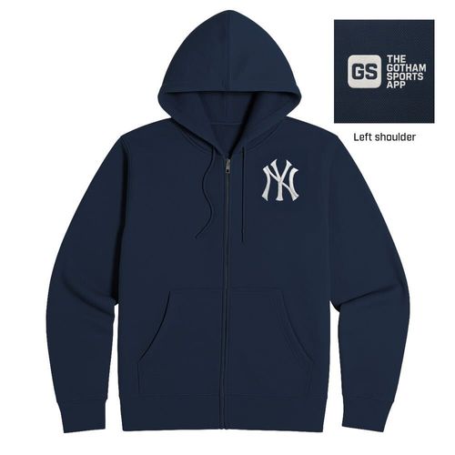 New York Yankees Full Zip Hooded Fleece  image thumbnail