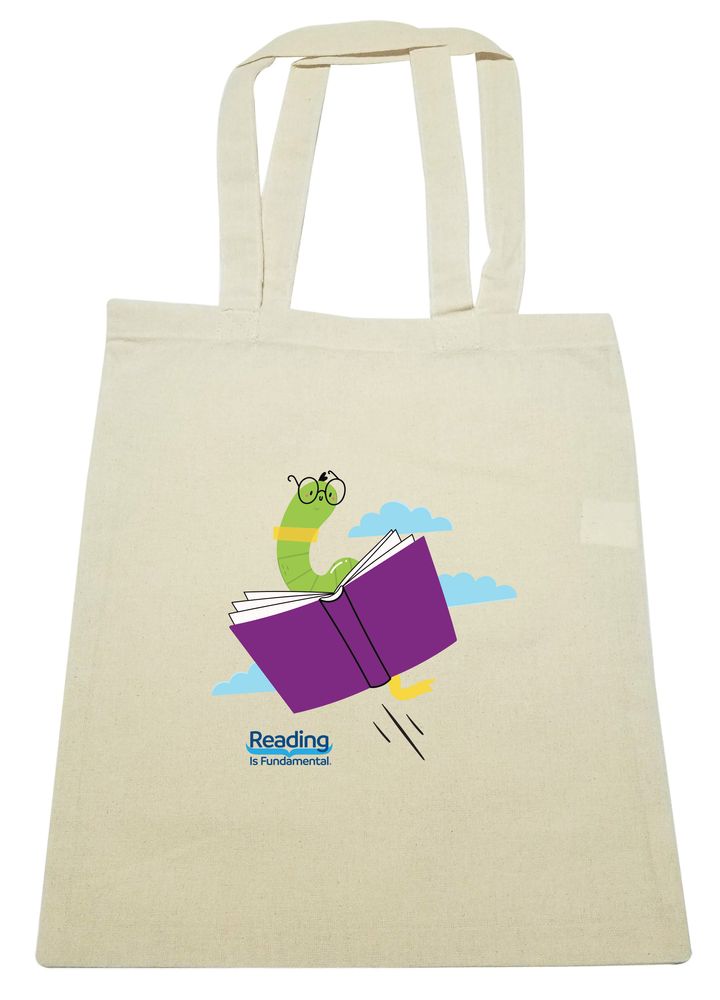Canvas Tote- Bookworm primary image