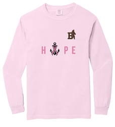 Image of Brown Hope Comfort Colors Long Sleeve 