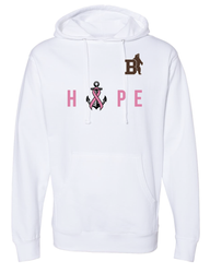 Image of Brown Hope Midweight Hooded Sweatshirt