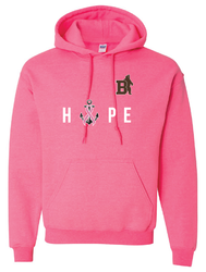 Image of Brown Hope Heavy Blend™ Hooded Sweatshirt 