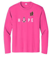 Image of Brown Hope Sport-Tek® Long Sleeve PosiCharge® Competitor™ Tee 