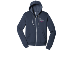 Image of Unisex Sponge Fleece Full-Zip Hoodie Sweatshirt