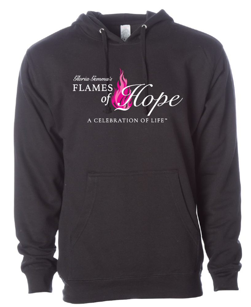 Flames of Hope Unisex Midweight Hooded Sweatshirt  primary image