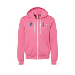 Image of URI Hope Sponge Fleece Full-Zip Hoodie 