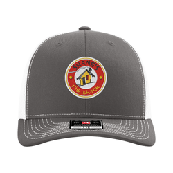 Image of Richardson® Five Panel Embroidered Patch Trucker Cap