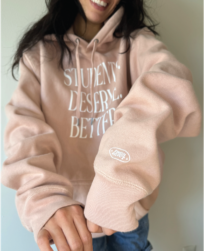 Image of Students Deserve Better Heavyweight Hooded Sweatshirt