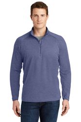 Image of Sport-Tek Sport-Wick Stretch 1/4-Zip Pullover - Embroidery. ST850