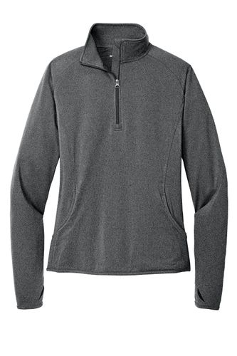 Sport-Tek Ladies Sport-Wick Stretch 1/4-Zip Pullover - Embroidery. LST850 image thumbnail