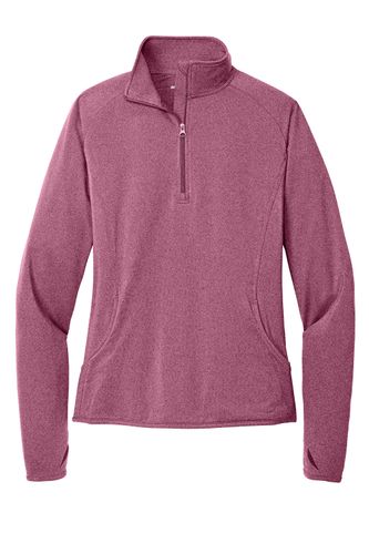 Sport-Tek Ladies Sport-Wick Stretch 1/4-Zip Pullover - Embroidery. LST850 image thumbnail