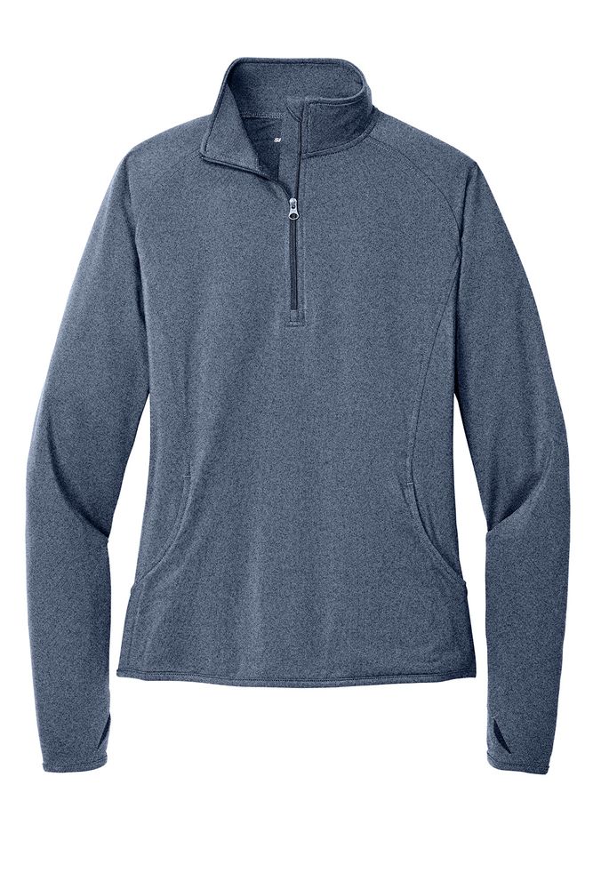 Sport-Tek Ladies Sport-Wick Stretch 1/4-Zip Pullover - Embroidery. LST850 primary image