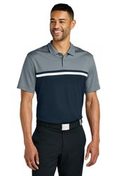 Image of Nike Dri-FIT Victory Colorblock Polo - Embroidery. NKFQ3968