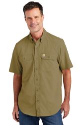 Image of Carhartt Force Solid Short Sleeve Shirt. CT105292
