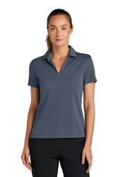 Image of Nike Women's Dri-FIT Smooth Heather Polo. NKFQ4793