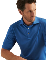 Image of Peter Millar Solid Performance Jersey Polo. ME0EK01S