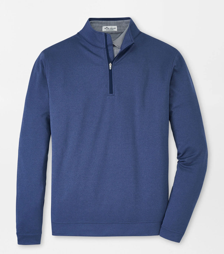 Peter Millar Perth Mélange Performance Quarter-Zip. ME0EK40B image thumbnail