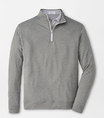 Peter Millar Perth Mélange Performance Quarter-Zip. ME0EK40B image thumbnail