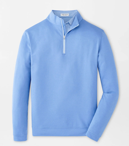 Peter Millar Perth Mélange Performance Quarter-Zip. ME0EK40B image thumbnail