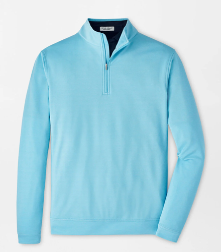 Peter Millar Perth Mélange Performance Quarter-Zip. ME0EK40B image thumbnail
