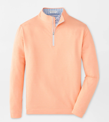 Peter Millar Perth Mélange Performance Quarter-Zip. ME0EK40B image thumbnail