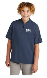Image of New Era® Youth Cage Short Sleeve 1/4-Zip Jacket